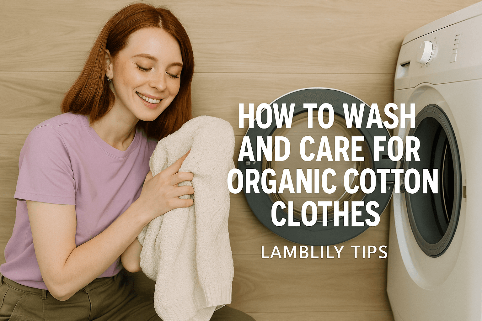How to care for organic cotton clothes from LAMBLILY