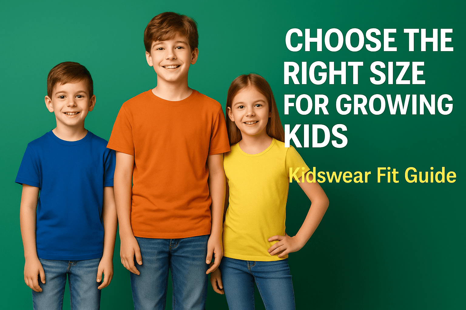 A parent measuring a child for the right size for kids clothing at home