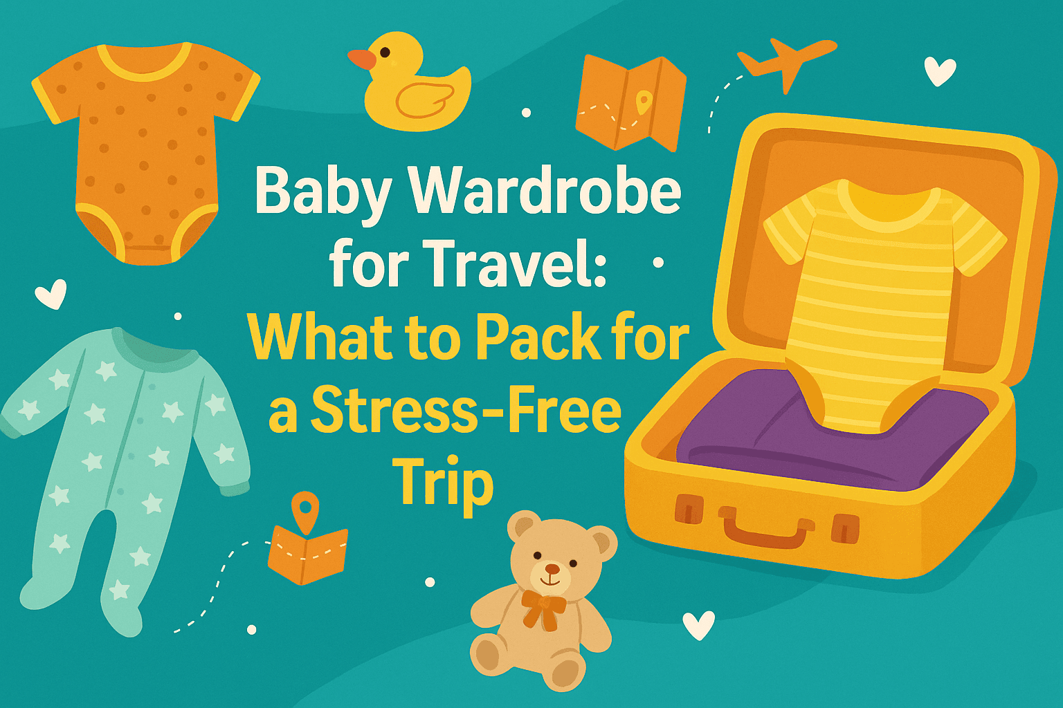 Baby Wardrobe for Travel: What to Pack for a Stress-Free Trip